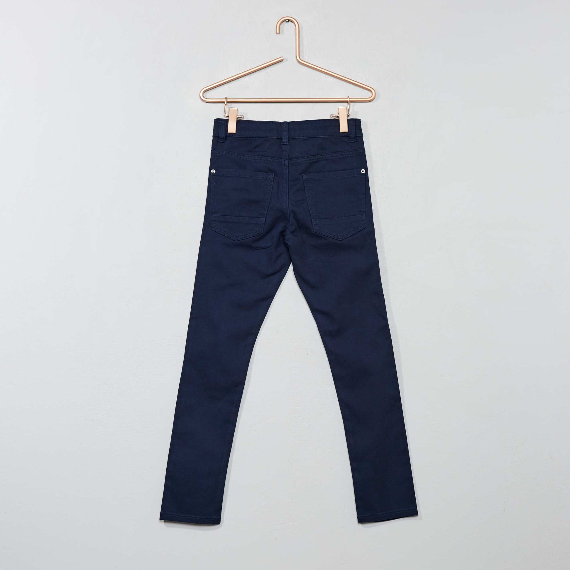 Pantalon skinny cinq poches marine