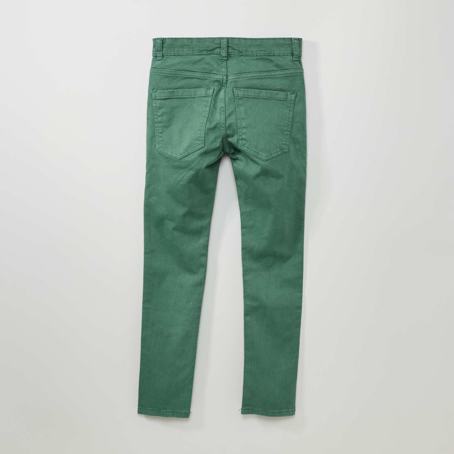 Pantalon skinny cinq poches VERT