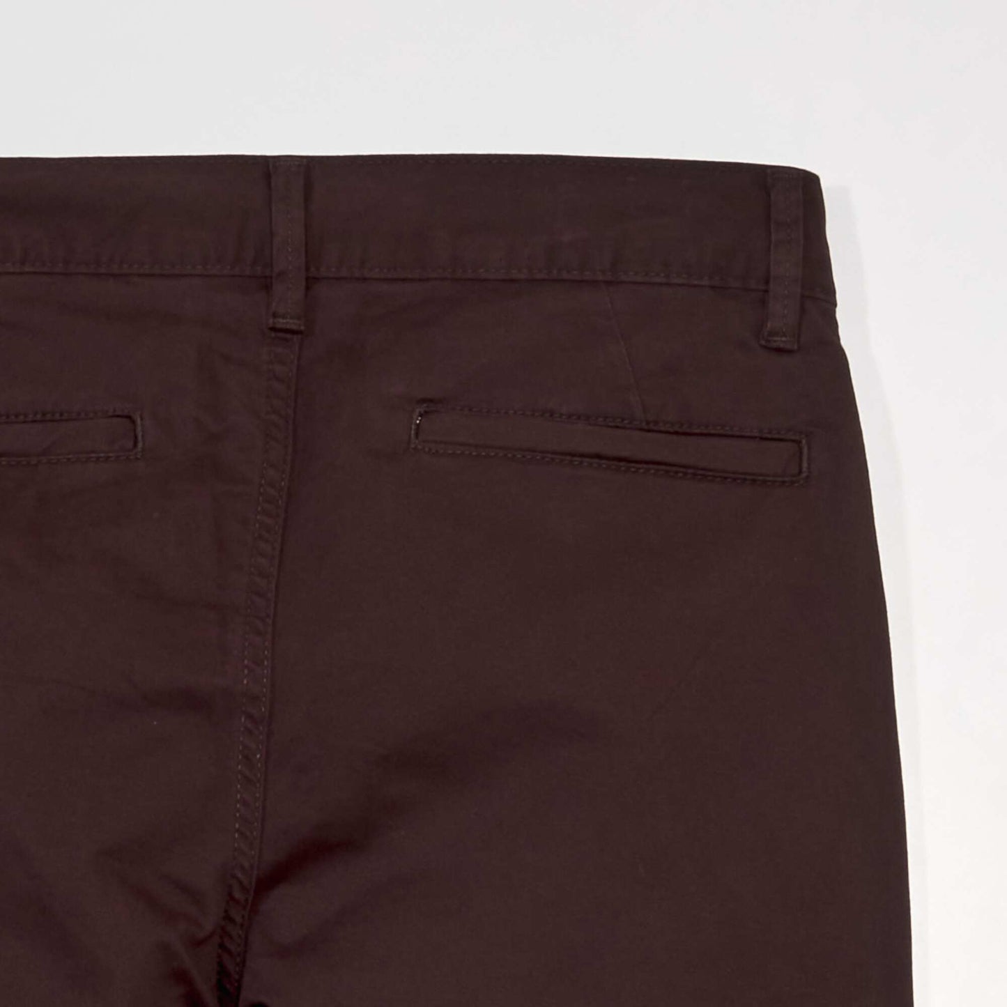 Pantalon chino slim ROUGE