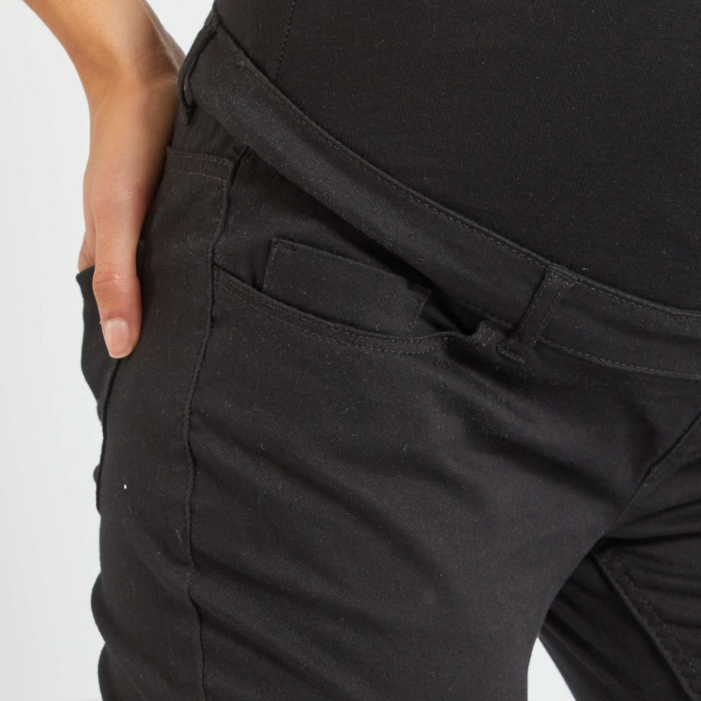 Pantalon skinny grossesse noir
