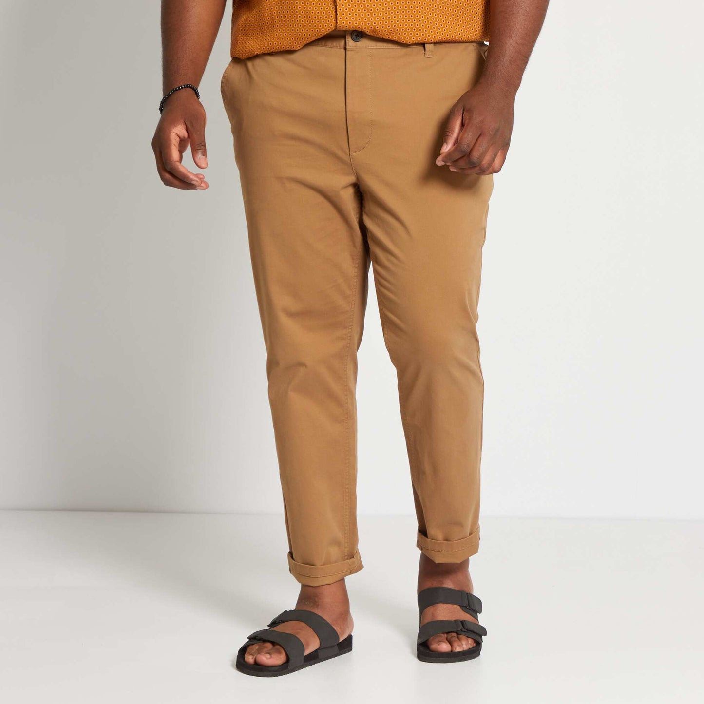 Chino slim L32 marron