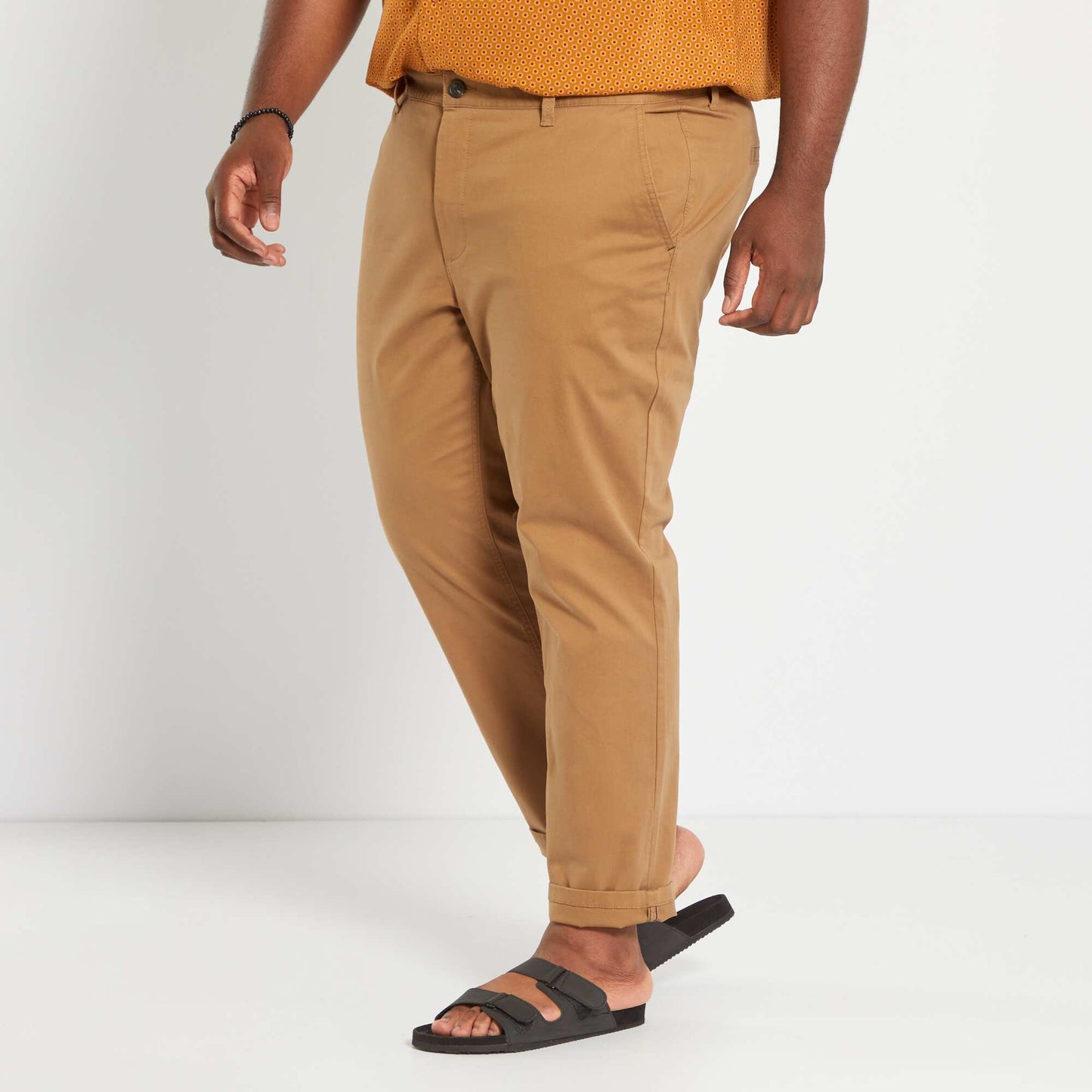 Chino slim L32 marron