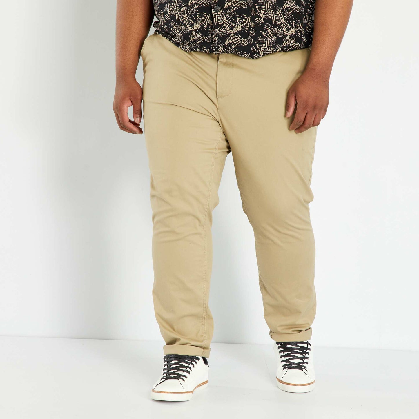 Chino slim L32 beige chin