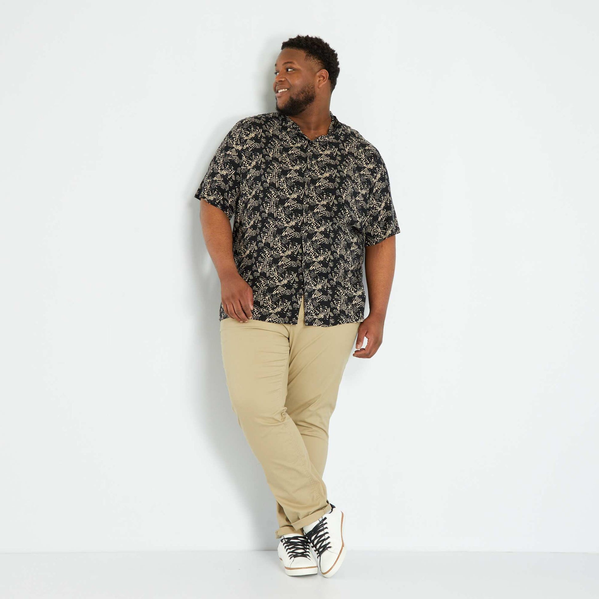 Chino slim L32 beige chin