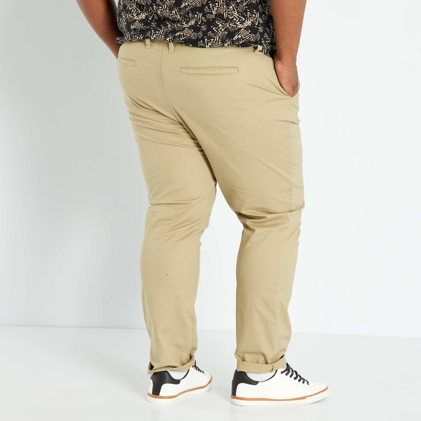 Chino slim L32 beige chin