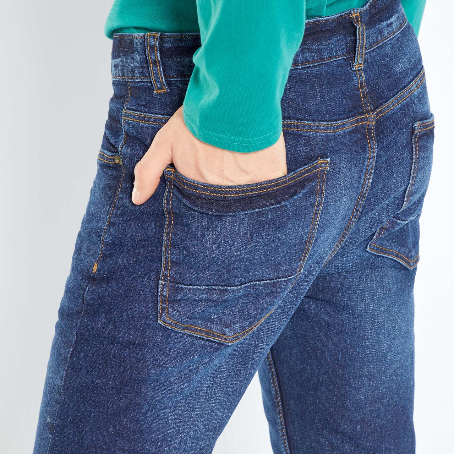 Jean skinny 5 poches brut