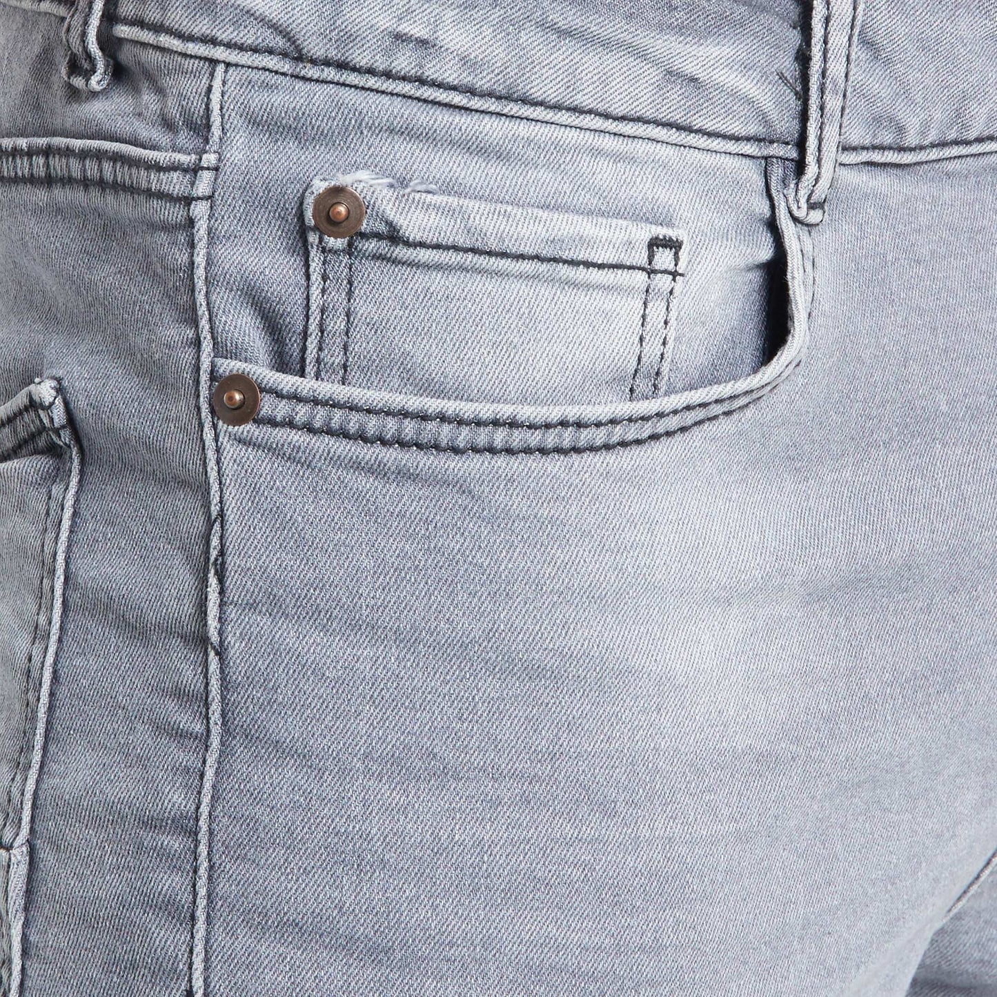 Jean skinny 5 poches gris