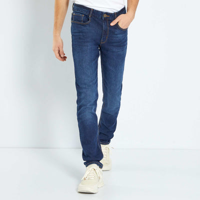 Jean slim stretch 5 poches brut
