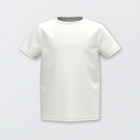 T-shirt basique uni blanc