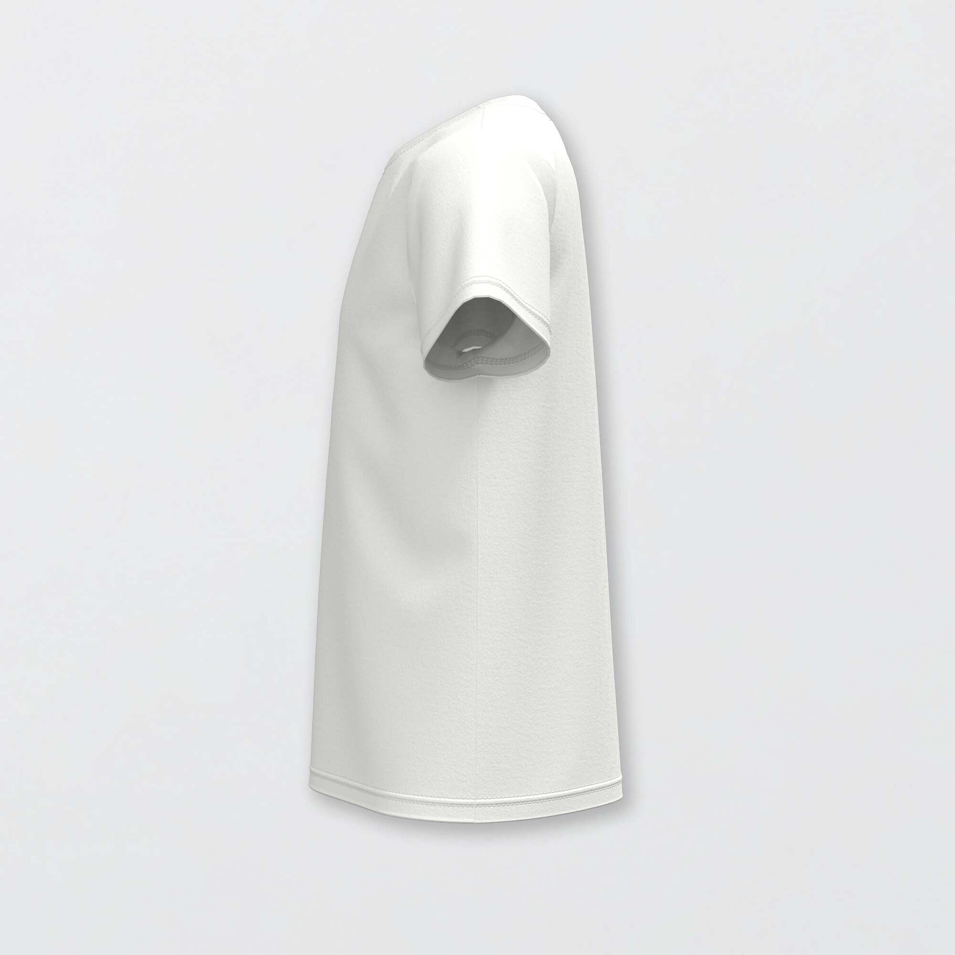 T-shirt basique uni blanc