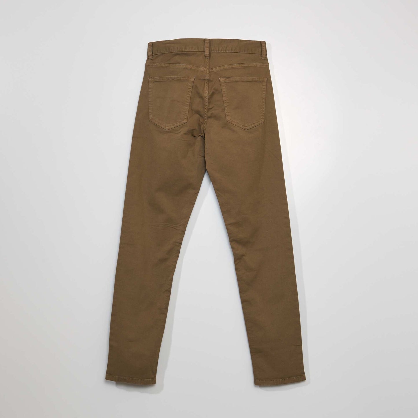 Pantalon slim 5 poches - L32 marron