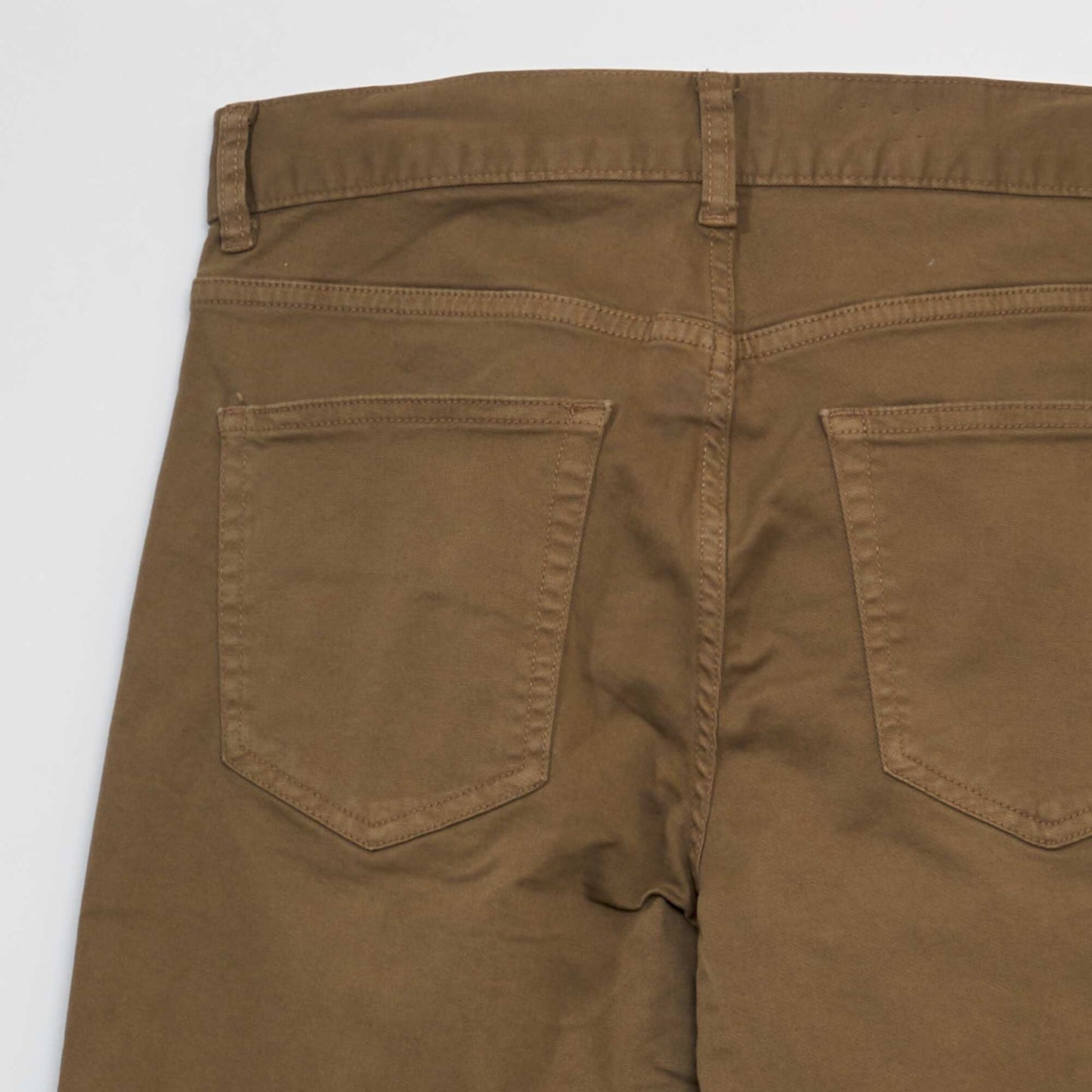 Pantalon slim 5 poches - L32 marron