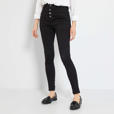 Jean skinny effet galbant Noir