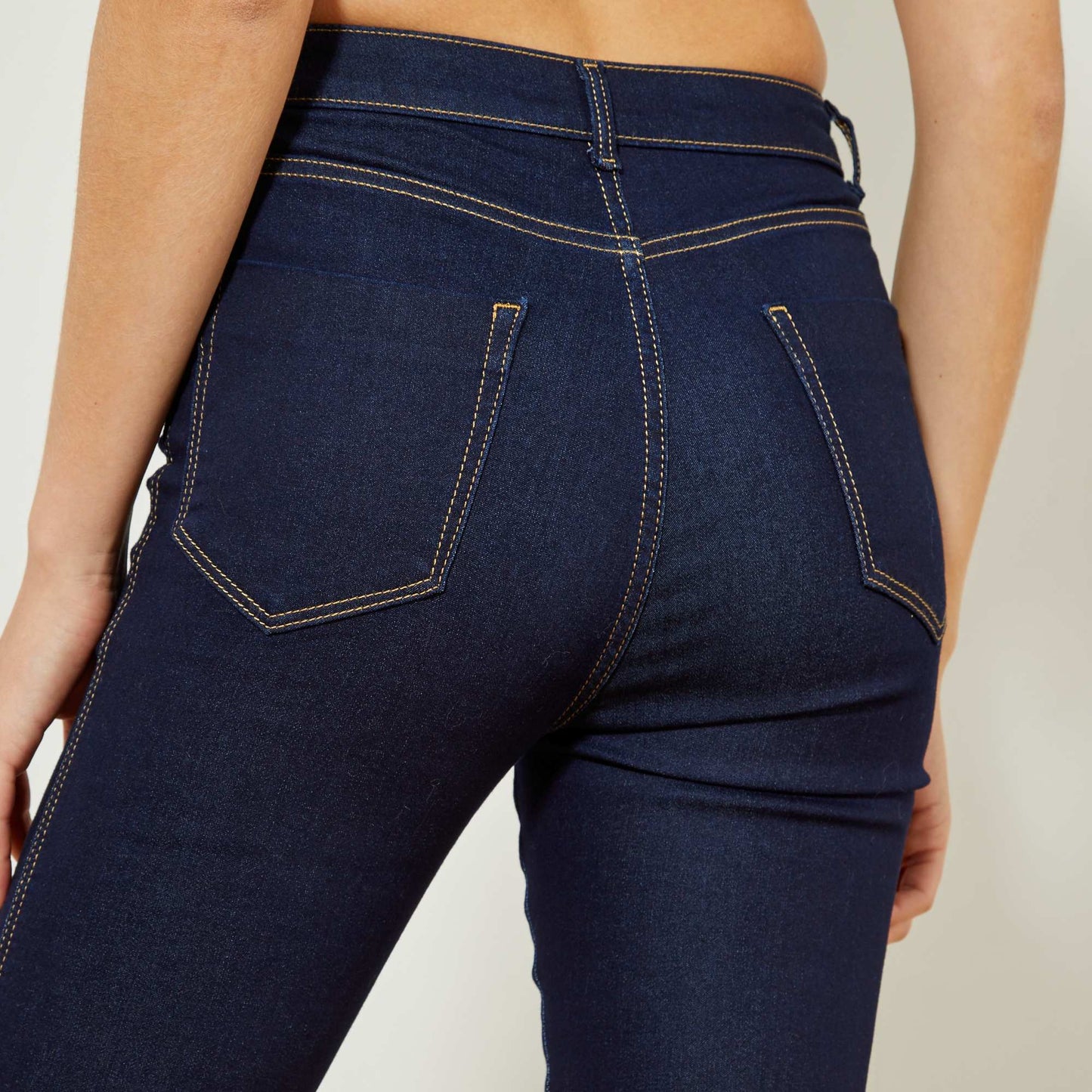 Jean skinny effet galbant Bleu brut