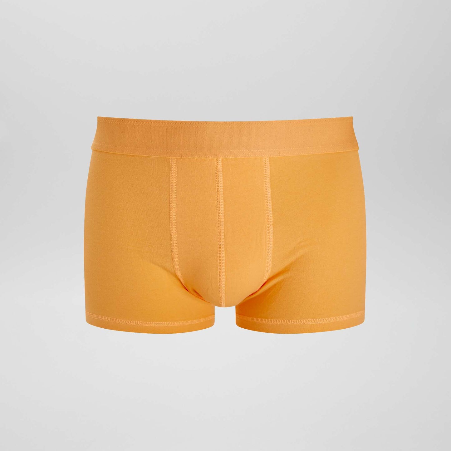 Lot de 3 boxers unis Orange/gris