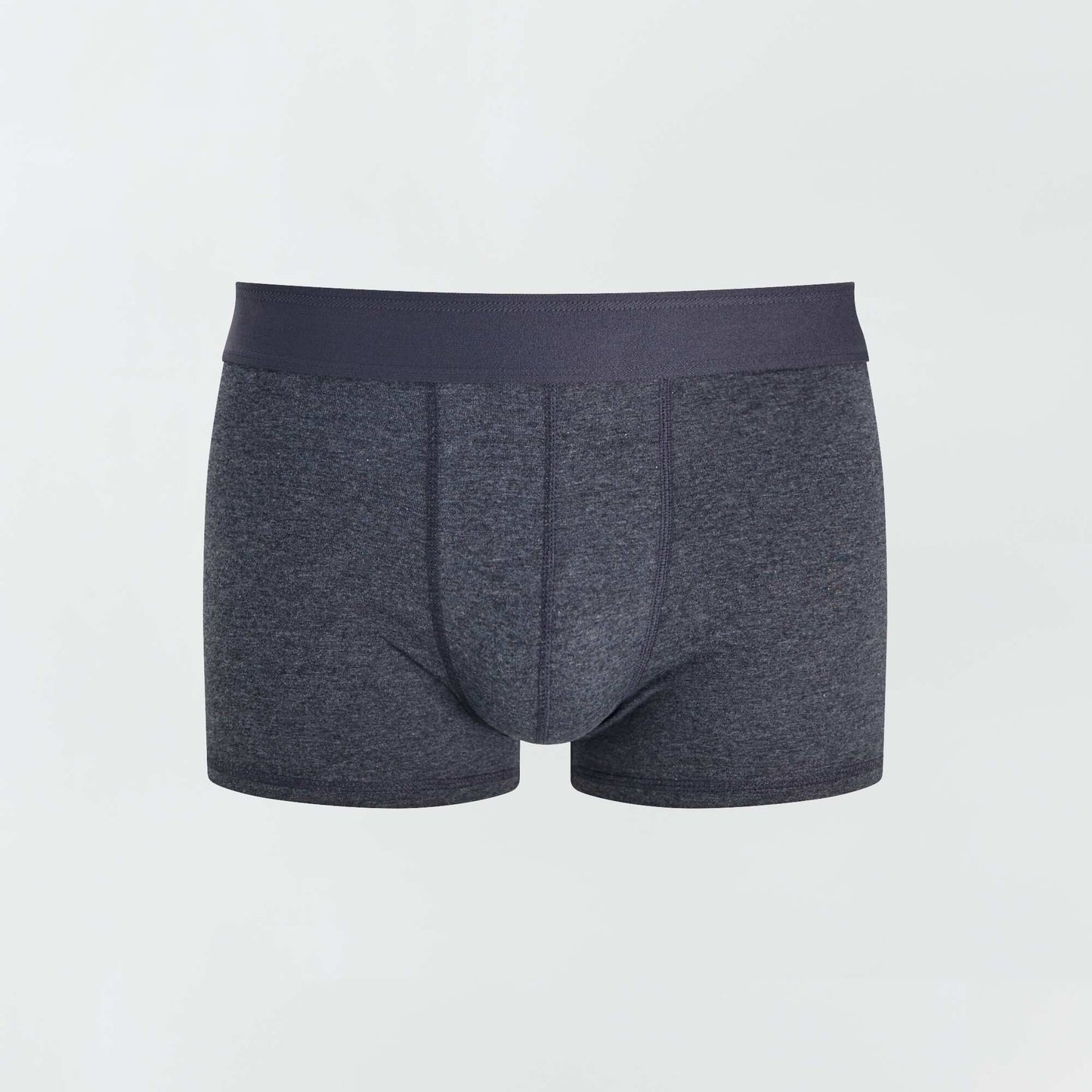 Lot de 3 boxers unis Gris fonc