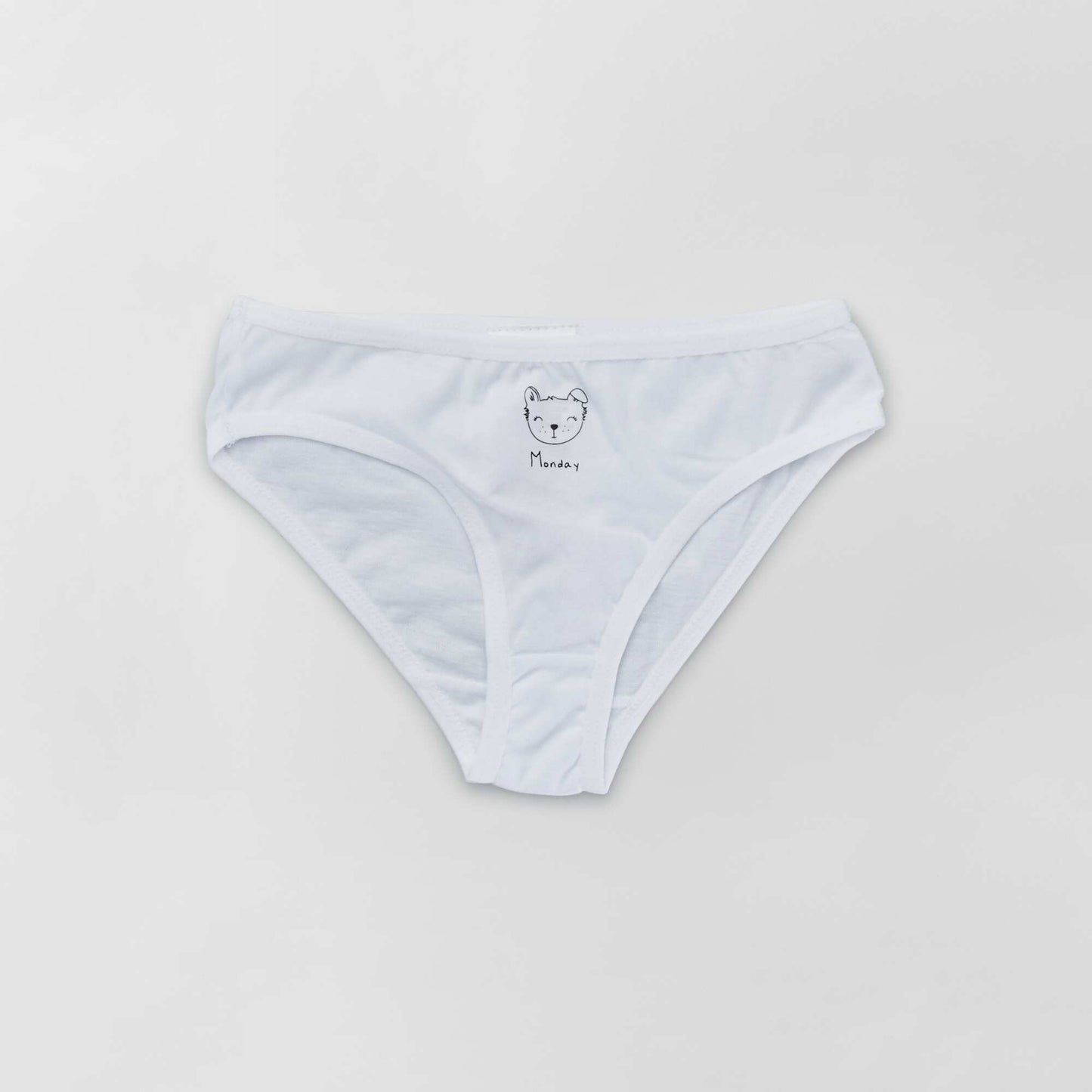 Lot de 7 culottes avec semainier Bleu