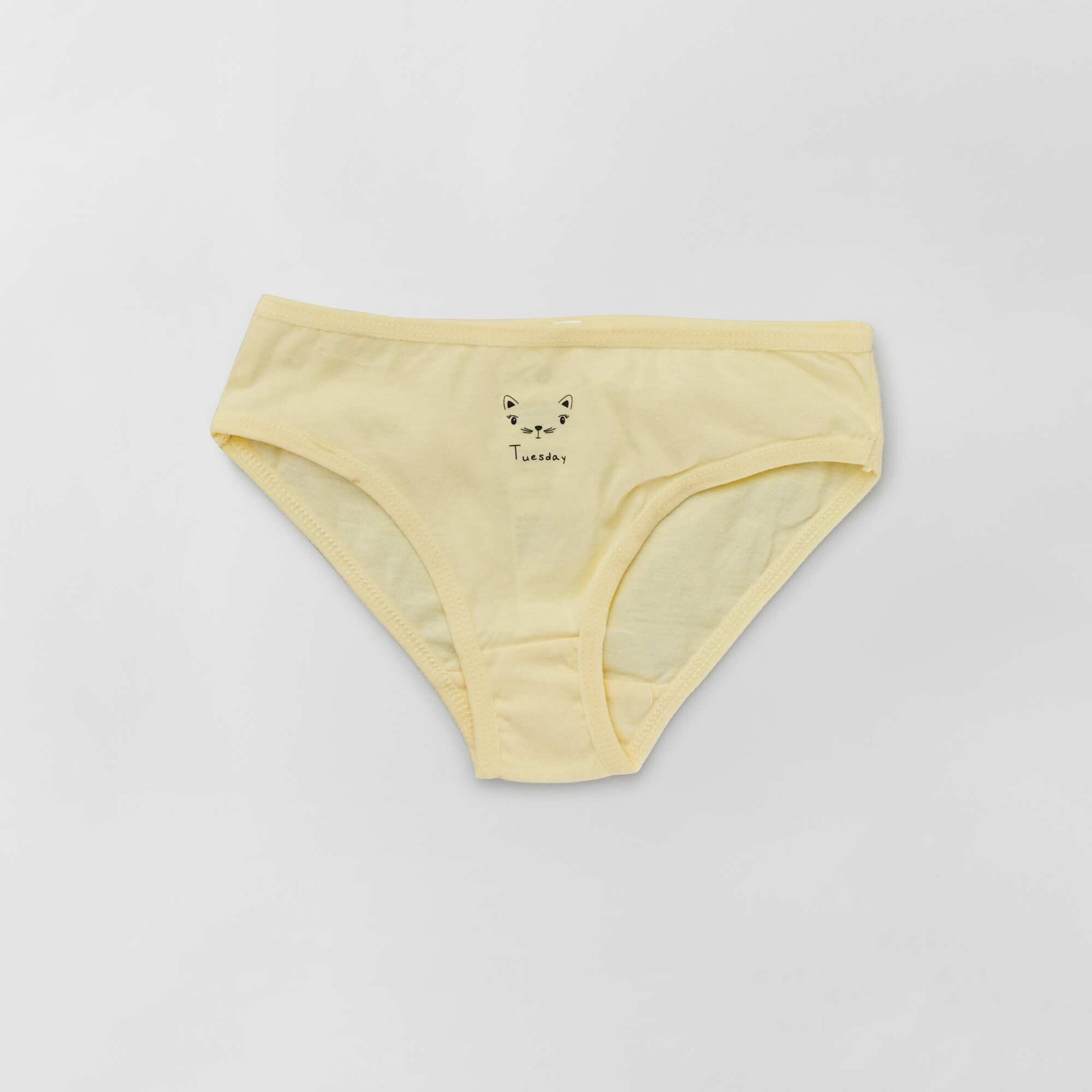 Lot de 7 culottes avec semainier Bleu
