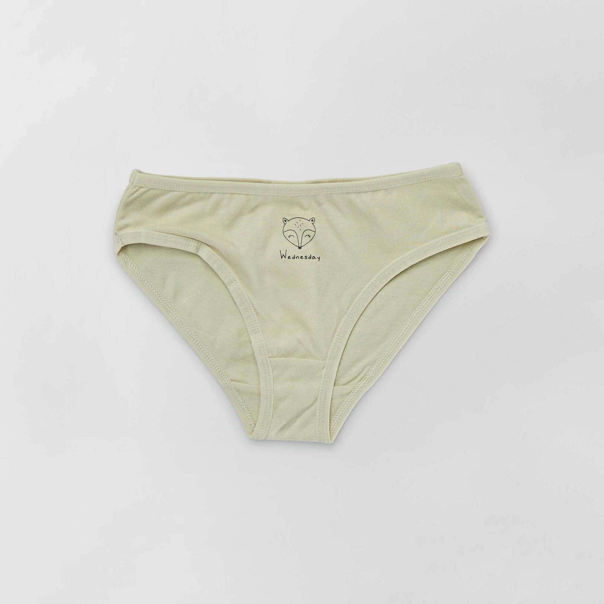 Lot de 7 culottes avec semainier Bleu