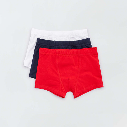Lot 3 boxers ROUGE
