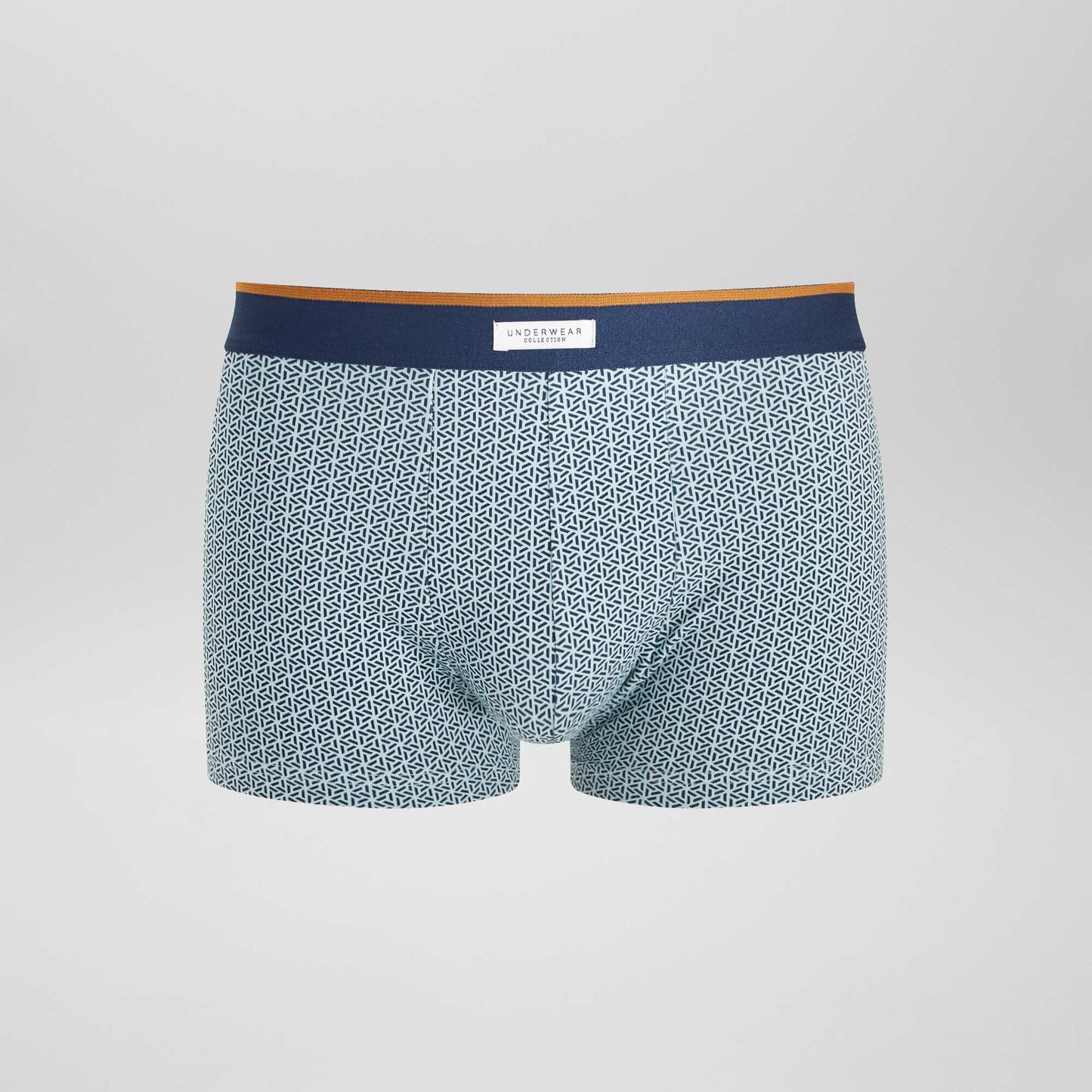 Lot 3 boxers stretch Bleu canard