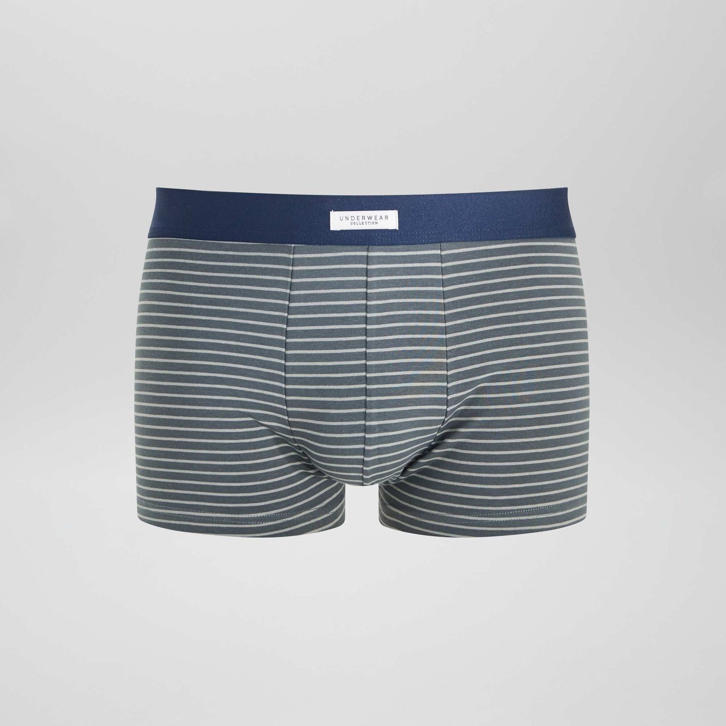 Lot 3 boxers stretch Gris/vert/blanc