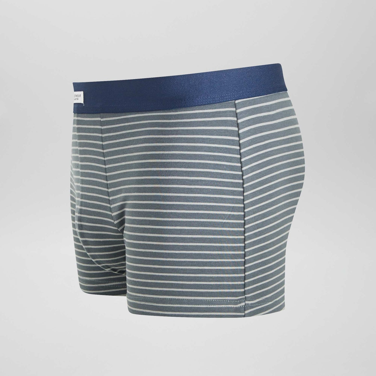 Lot 3 boxers stretch Gris/vert/blanc