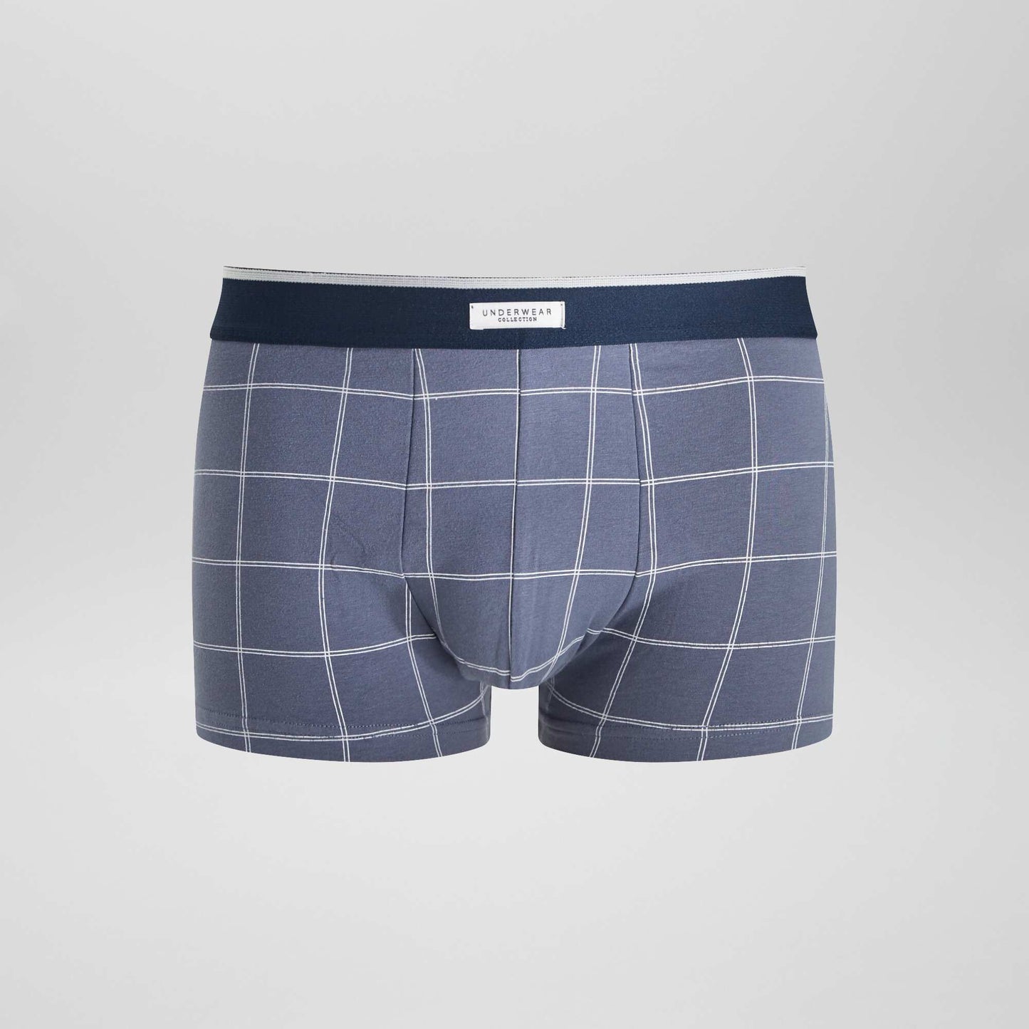 Lot 3 boxers stretch Bleu/rouge/gris