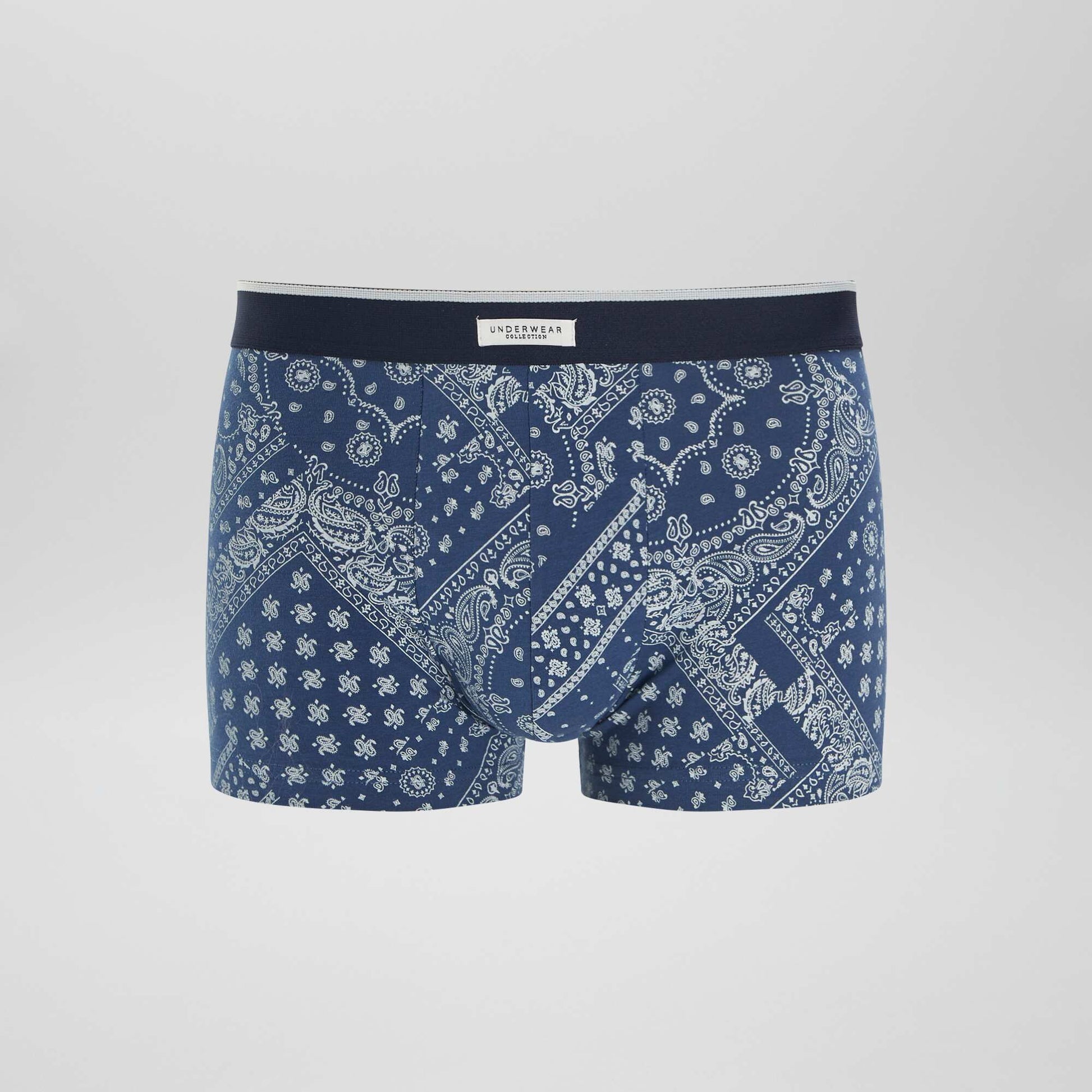 Lot 3 boxers stretch Bleu/rose
