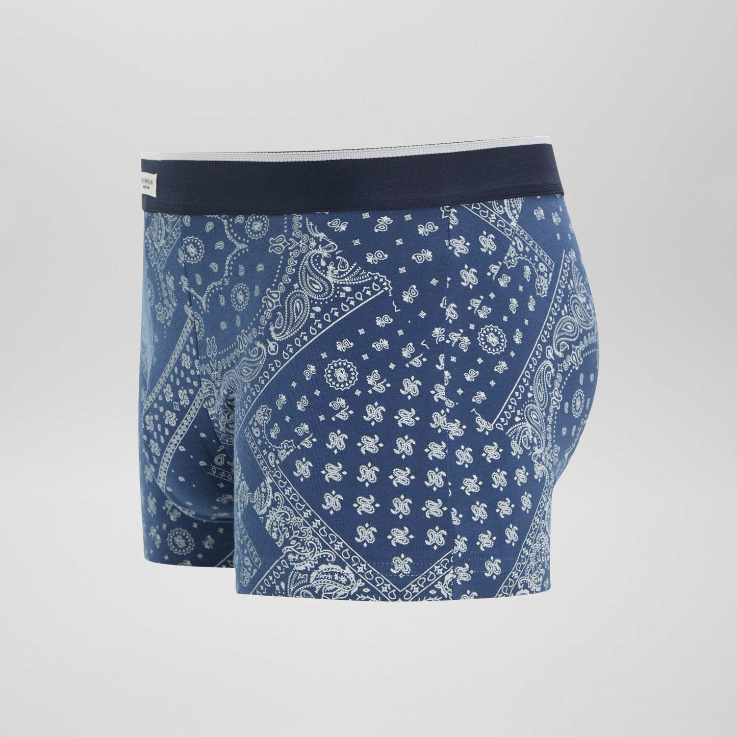 Lot 3 boxers stretch Bleu/rose