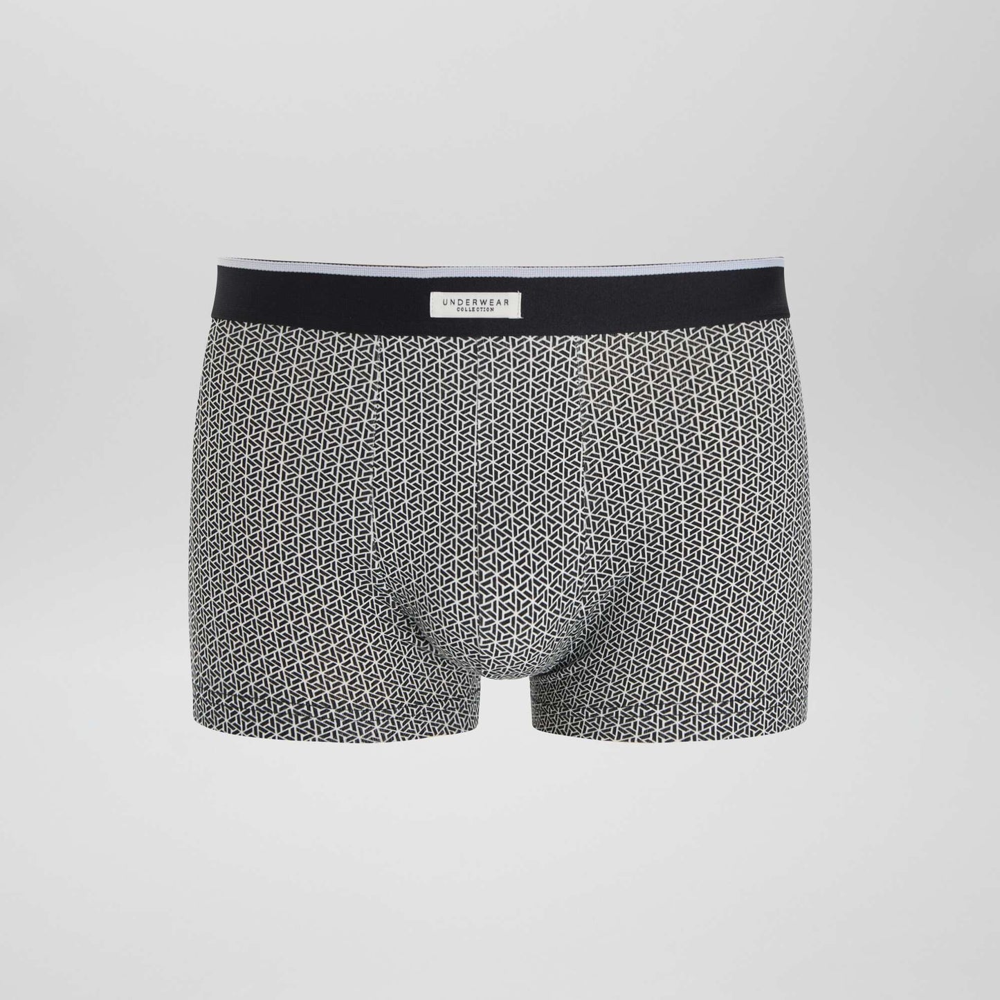 Lot 3 boxers stretch Blanc/noir