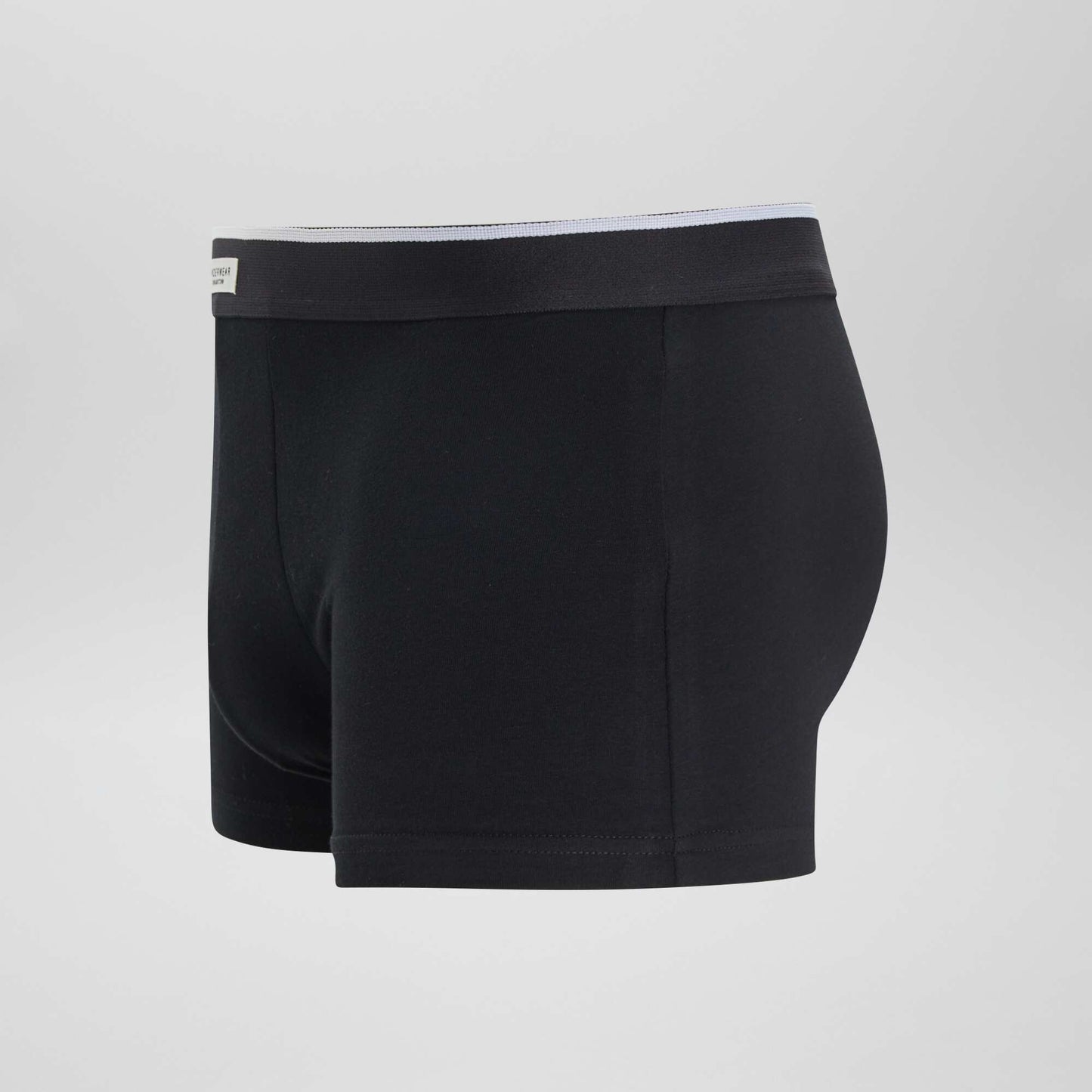 Lot 3 boxers stretch Blanc/noir