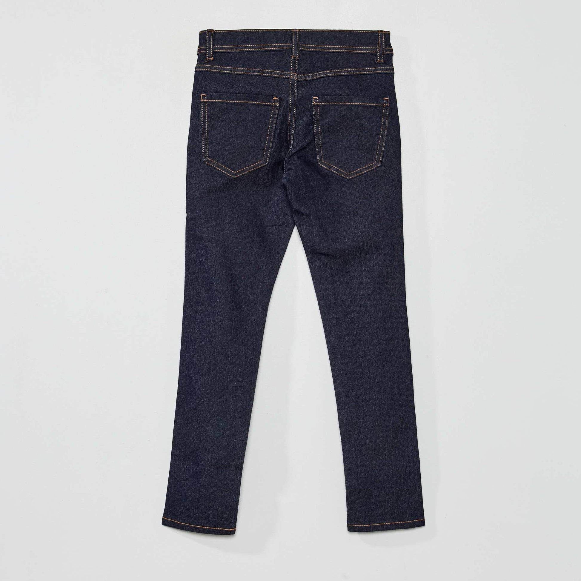 Jean skinny co-con u bleu fonc