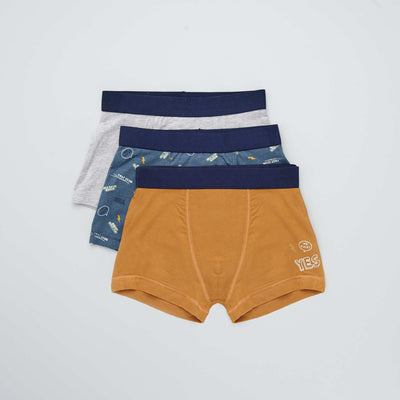 Lot de 3 boxers Bleu