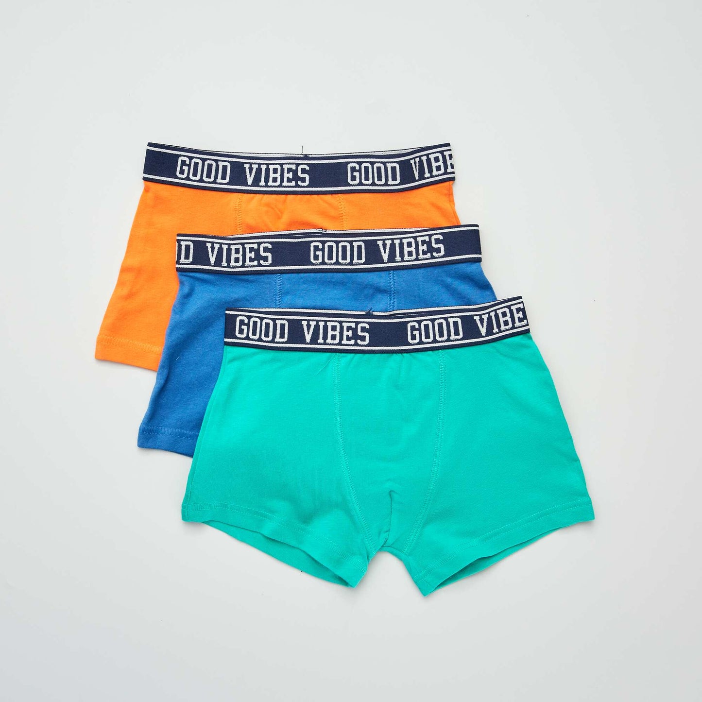 Lot de 3 boxers Bleu/orange