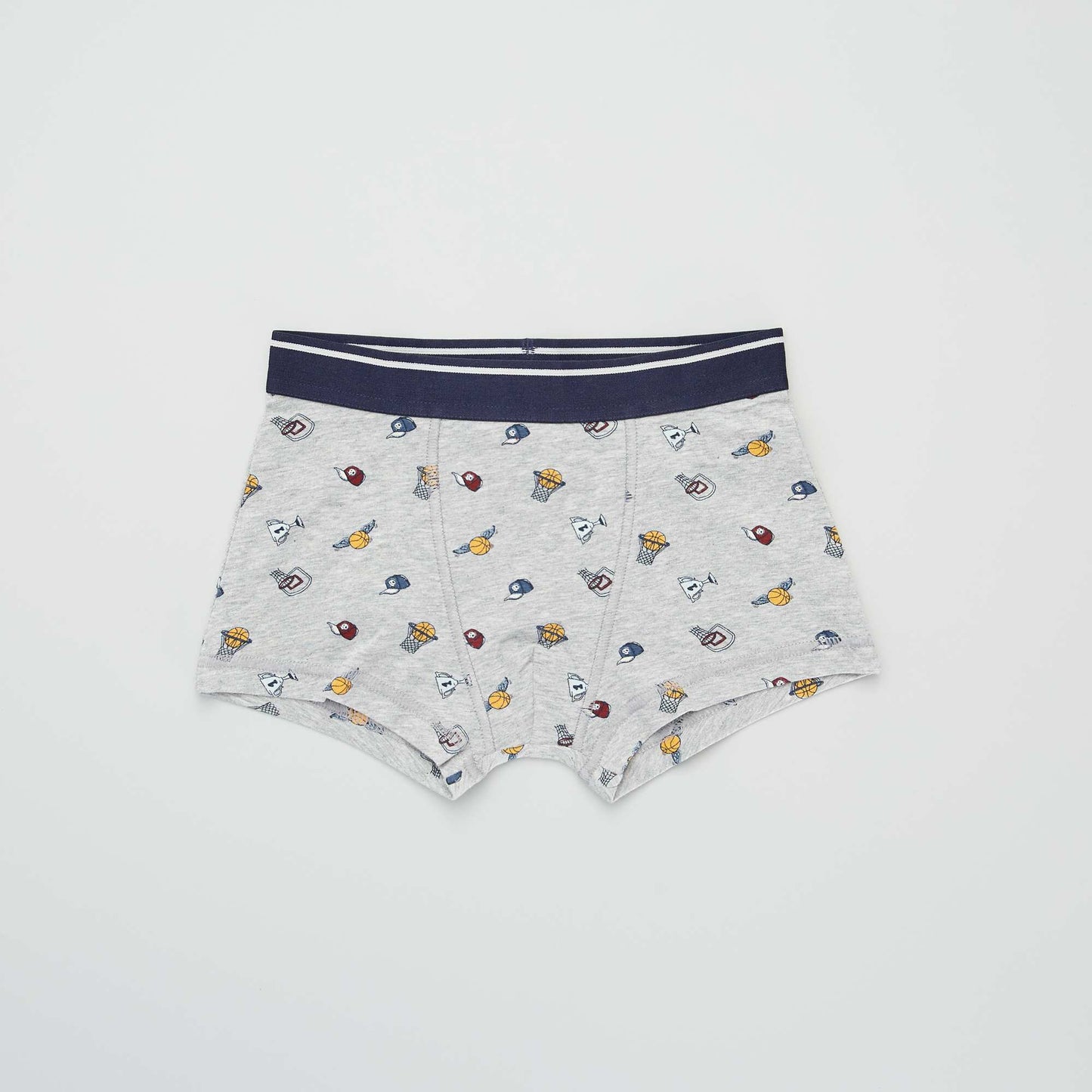 Lot de 3 boxers Gris/blanc/rouge