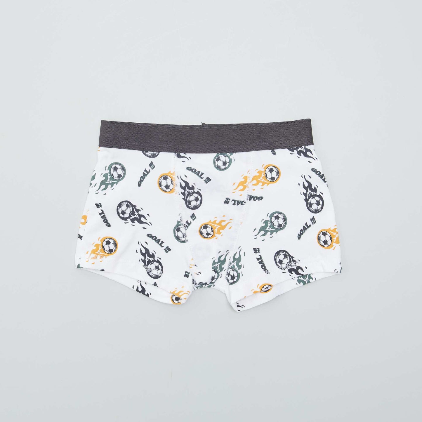 Lot de 3 boxers Vert/gris foncé/blanc