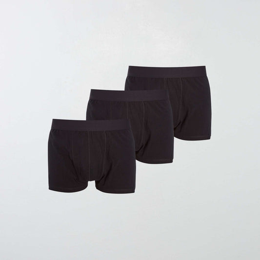 Lot de 3 boxers éco-conçus size+ noir
