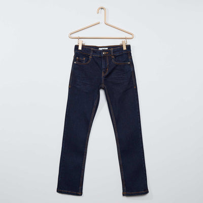 Jean slim - 5 poches Bleu fonc