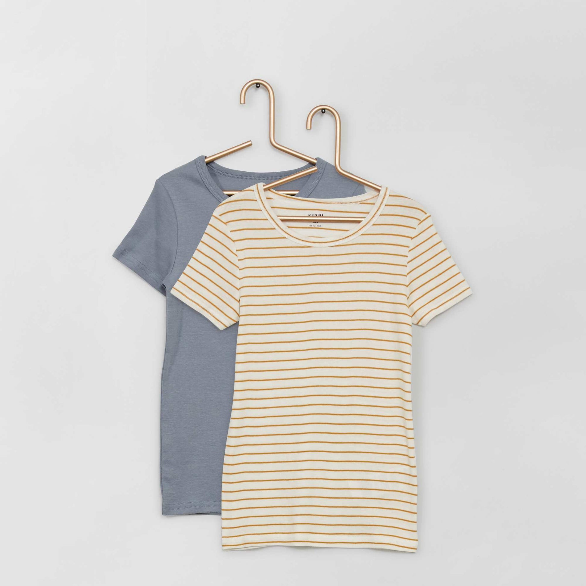Maillots de corps en jersey gris/ray
