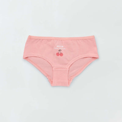 Lot de 3 shorties Rose/blanc