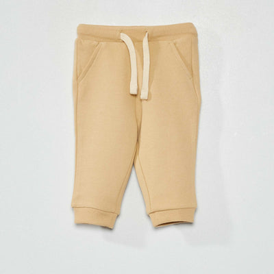 Pantalon de jogging en coton Beige