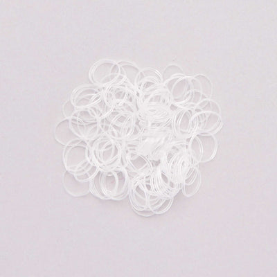 Lot de 100 lastiques transparents transparent