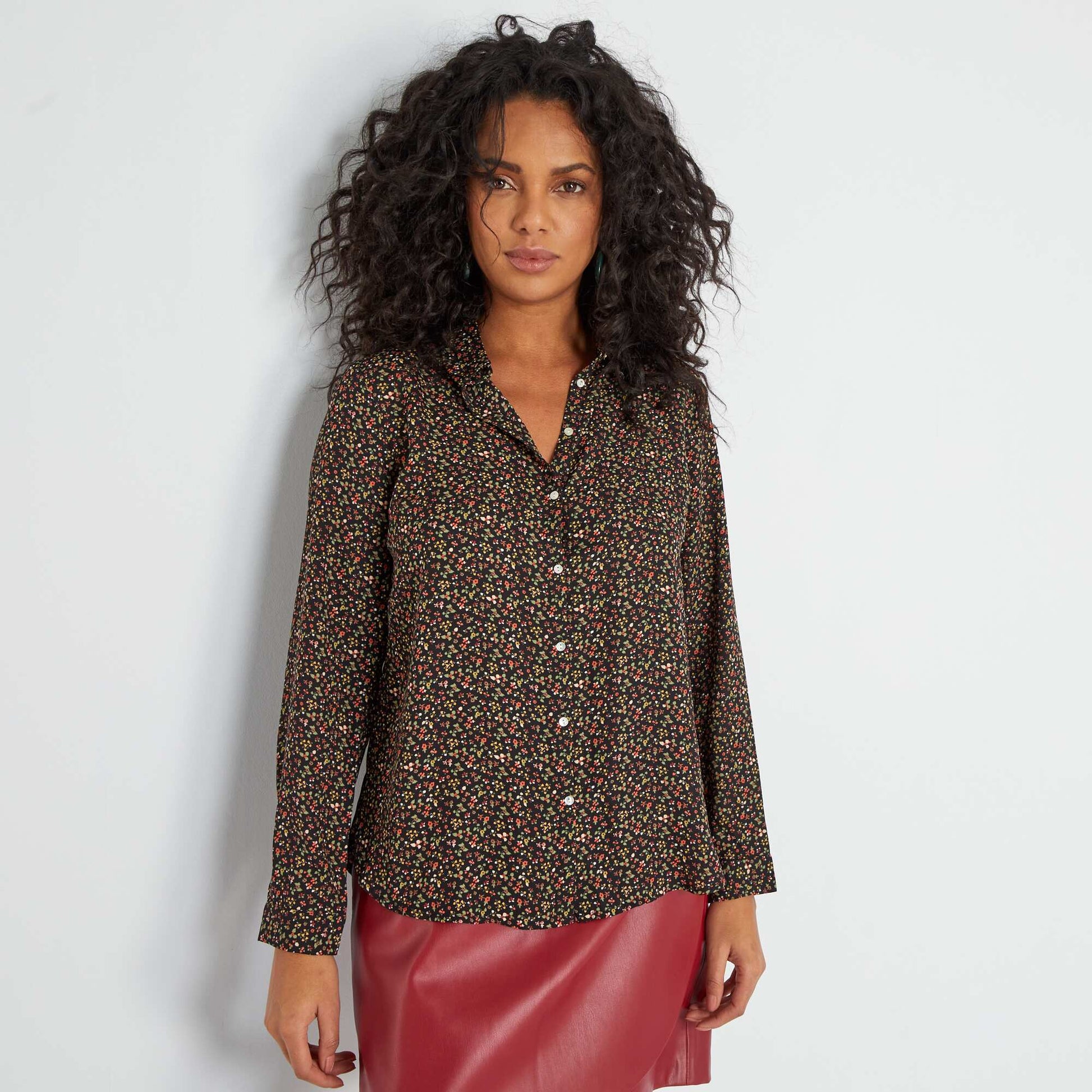 Chemise fluide NOIR
