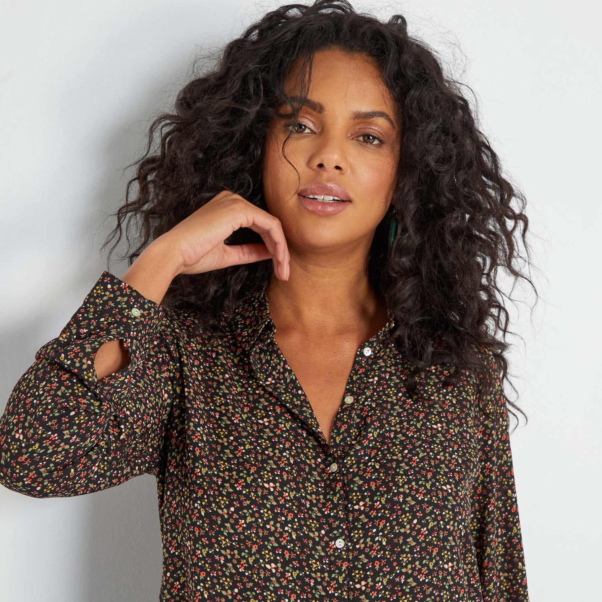 Chemise fluide NOIR