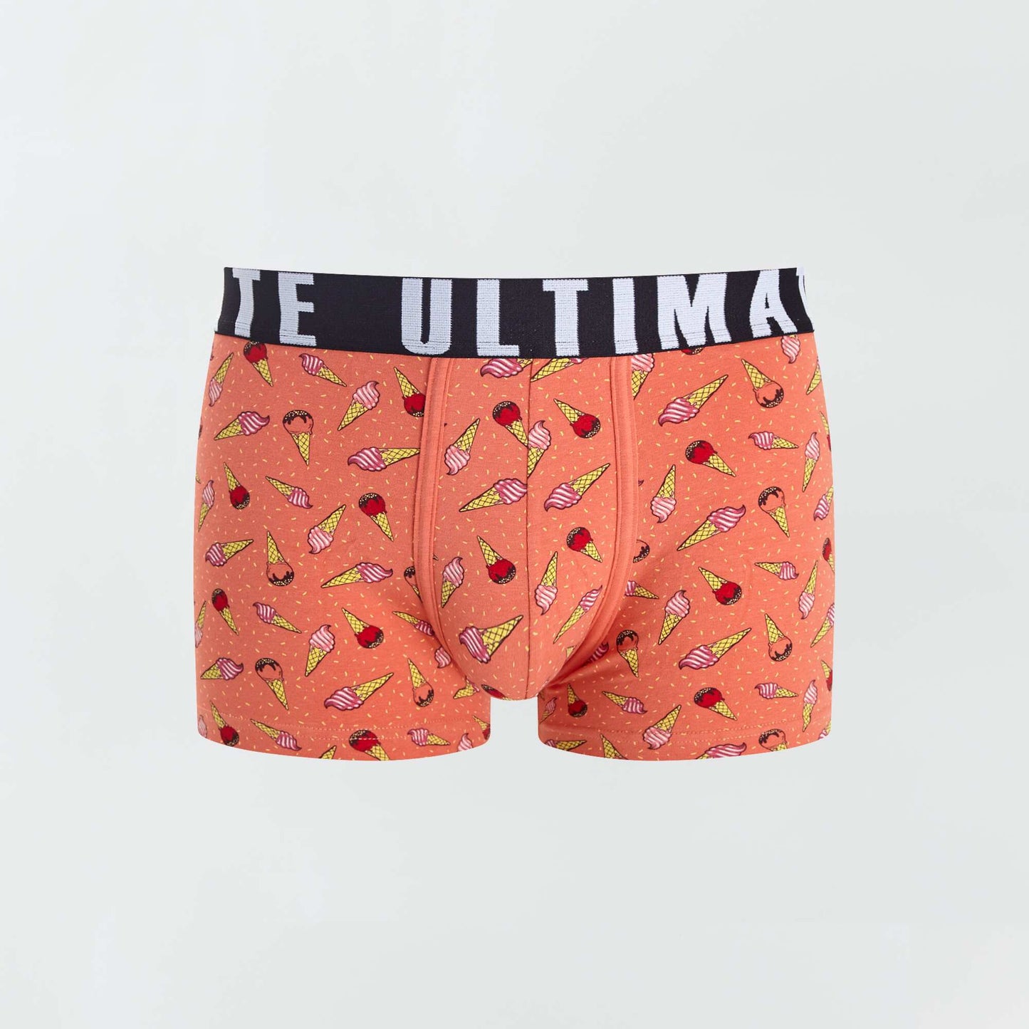 Lot de 3 boxers fantaisie Bleu/orange/gris