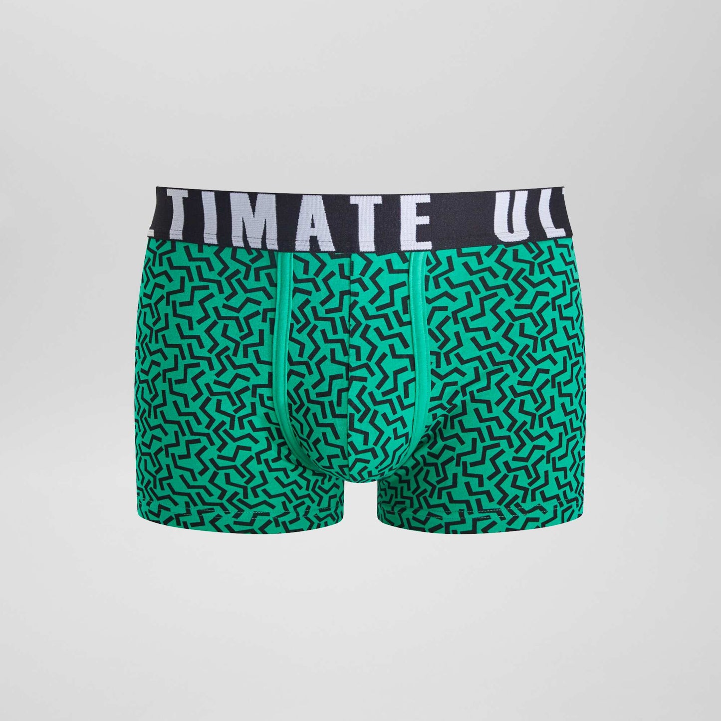 Lot de 3 boxers fantaisie Noir/vert