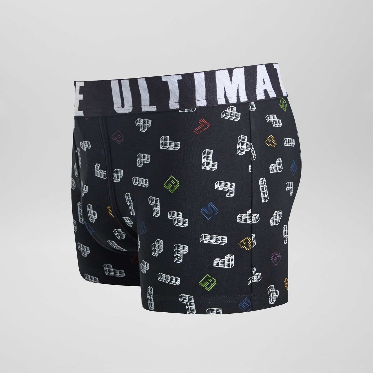 Lot de 3 boxers fantaisie Noir/vert