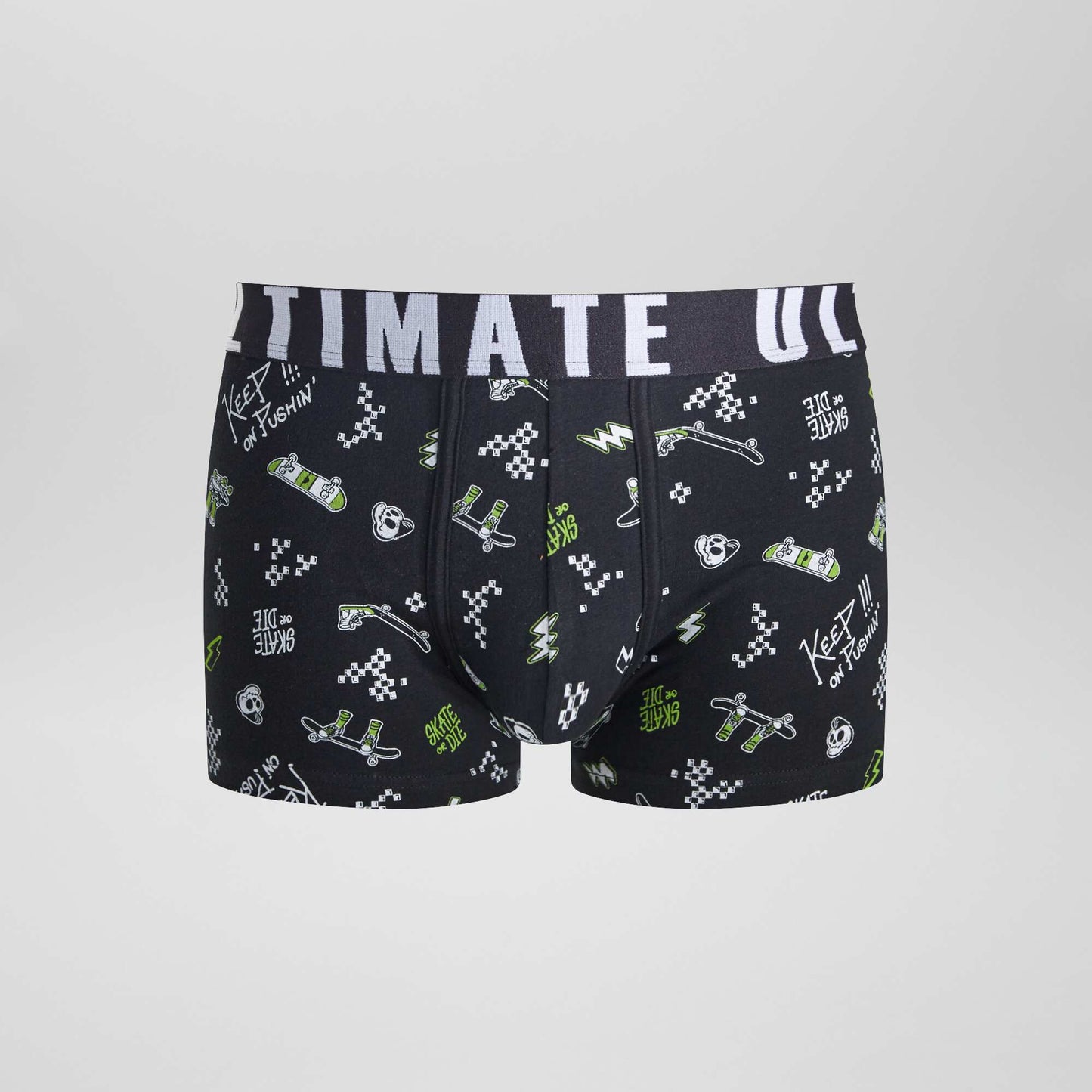 Lot de 3 boxers fantaisie Noir/violet