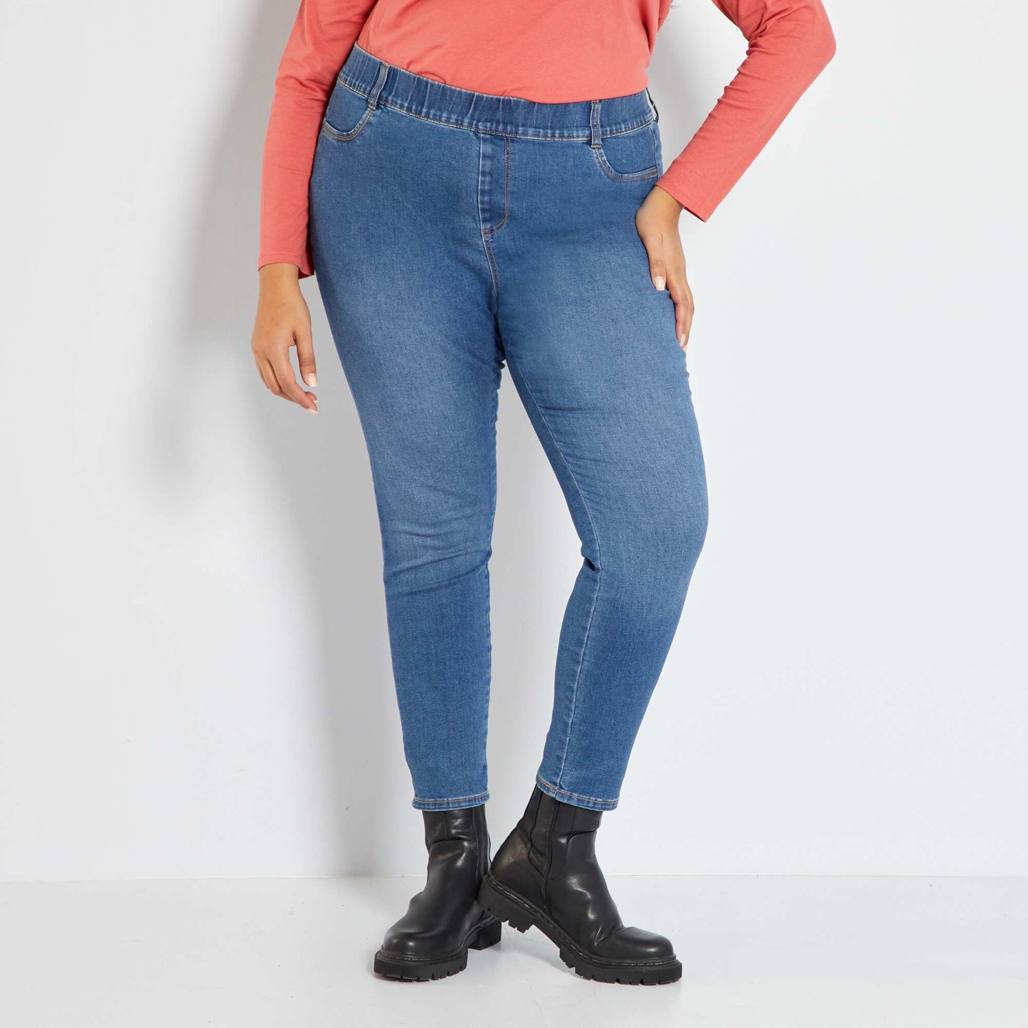 Jegging slim Bleu